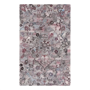 Safavieh Anatolia 4'-0&quot x 6'-0&quot Polyester Hand Tufted Rug in Brown / Pink