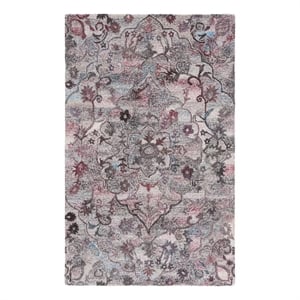 Safavieh Anatolia 5'-0&quot x 8'-0&quot Polyester Hand Tufted Rug in Brown / Pink