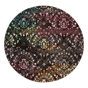 Safavieh Aria 6'-5&quot x 6'-5&quot Power Loomed Rug in Brown / Multi-Color