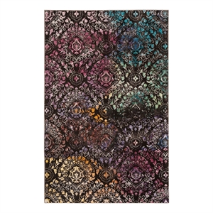 Safavieh Aria 4'-0&quot x 6'-0&quot Power Loomed Rug in Brown / Multi-Color