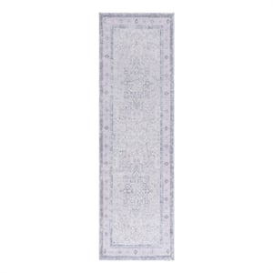 Safavieh Arizona 2'-6&quot x 8'-0&quot Polyester Power Loomed Rug in Pink / Beige
