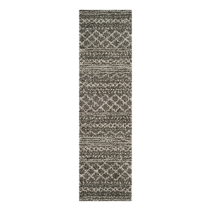 Safavieh Arizona Shag 2'-3&quot x 12'-0&quot Jute Power Loomed Rug in Brown / Ivory