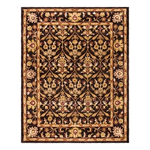 Safavieh Antiquity 9'-6&quot x 13'-6&quot Wool Hand Tufted Rug in Plum / Gold