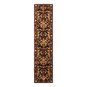 Safavieh Antiquity 2'-3&quot x 10'-0&quot Wool Hand Tufted Rug in Plum / Gold