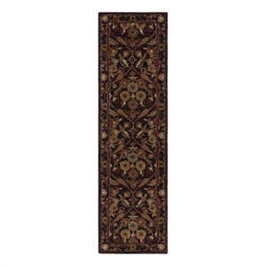 Safavieh Antiquity 2'-3&quot x 8'-0&quot Wool Hand Tufted Rug in Plum / Gold