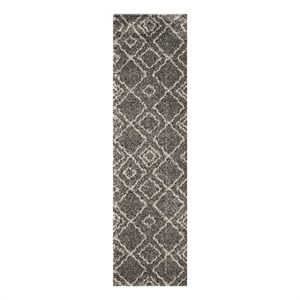 Safavieh Arizona Shag 2'-3&quot x 12'-0&quot Jute Power Loomed Rug in Brown / Ivory