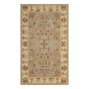 Safavieh Antiquity 3'-0&quot x 5'-0&quot Wool Hand Tufted Rug in Light Gray / Beige