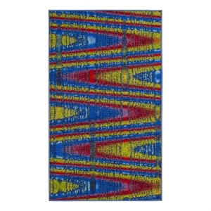 Safavieh Aztec 3'-0&quot x 5'-0&quot Nylon Power Loomed Rug in Blue / Multi-Color