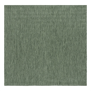 Safavieh Beach House 6'-7&quot x 6'-7&quot Polyester Power Loomed Rug in Green