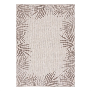 Safavieh Beach House 9'-0&quot x 12'-0&quot Polyester Power Loomed Rug in Beige / Brown
