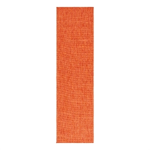 Safavieh Beach House 2'-2&quot x 6'-0&quot Polyester Power Loomed Rug in Orange