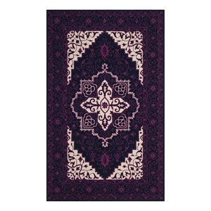 Safavieh Bellagio 5'-0&quot x 8'-0&quot Wool Hand Tufted Rug in Purple / Ivory