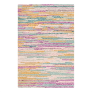 Safavieh Bellagio 4'-0&quot x 6'-0&quot Wool and Cotton Hand Tufted Rug in Yellow /Green