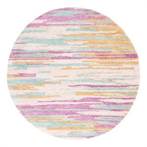 Safavieh Bellagio 6'-0&quot x 6'-0&quot Wool and Cotton Hand Tufted Rug in Yellow /Green