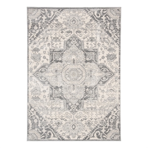 Safavieh Brentwood 2'-0&quot x 4'-0&quot Jute Power Loomed Rug in Gray / Cream