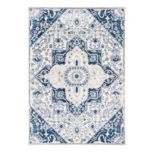 Safavieh Brentwood 2'-0&quot x 4'-0&quot Jute Power Loomed Rug in Cream / Blue
