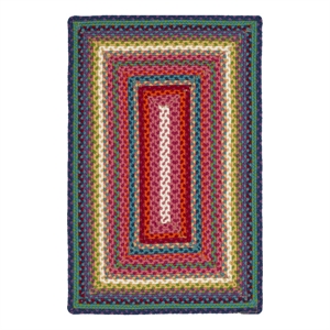 Safavieh Braided 2'-0&quot x 3'-0&quot Hand Woven Rug in Multi-Color