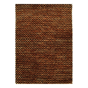 Safavieh Bohemian 6'-0&quot x 9'-0&quot Wool and Jute Hand Tufted Rug in Black / Gold