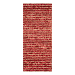Safavieh Bohemian 2'-6&quot x 6'-0&quot Wool and Jute Hand Woven Rug in Red /Multi-Color