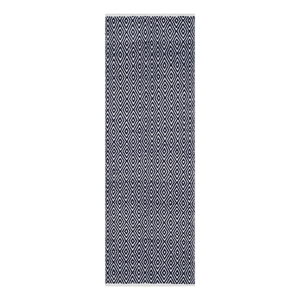 Safavieh Boston 2'-3&quot x 11'-0&quot Cotton Flat Weave Rug in Navy