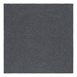 Safavieh Braided 7'-0&quot x 7'-0&quot Hand Woven Rug in Black