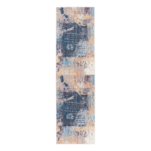 Safavieh Bristol 2'-3&quot x 8'-0&quot Polyester Power Loomed Rug in Multi-Color