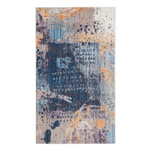 Safavieh Bristol 3'-0&quot x 5'-0&quot Polyester Power Loomed Rug in Multi-Color