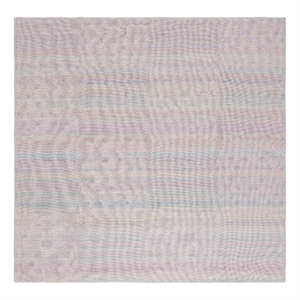 Safavieh Cabo 7'-0&quot x 7'-0&quot Polyester and Cotton Flatweave Rug in Pink / Blue