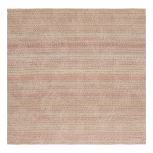 Safavieh Cabo 7'-0&quot x 7'-0&quot Polyester and Cotton Flatweave Rug in Red / Sage