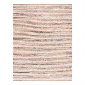 Safavieh Cape Cod 8'-0&quot x 10'-0&quot Jute and Canvas Hand Woven Rug in Natural /Rust