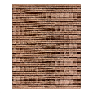Safavieh Cape Cod8'-0&quot x 10'-0&quotJute and Polyester Hand Woven Rug in Orange/Black