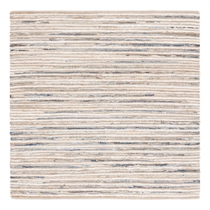 Safavieh Cape Cod6'-0&quotx6'-0&quotJute and Canvas Hand Woven Rug in Natural/Light Blue