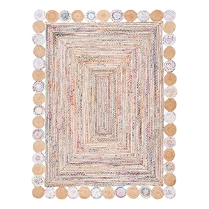 Safavieh Cape Cod 9'-0&quot x 12'-0&quot Jute Hand Woven Rug in Beige / Multi-Color