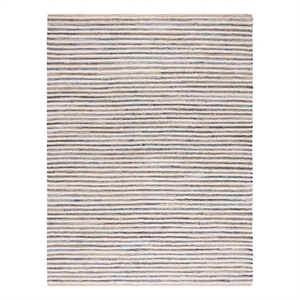 Safavieh Cape Cod 6'-0&quot x 9'-0&quot Jute and Canvas Hand Woven Rug in Natural / Blue