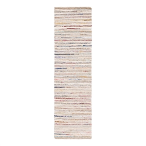 Safavieh Cape Cod 2'-3&quot x 8'-0&quot Jute and Canvas Hand Woven Rug in Natural / Rust