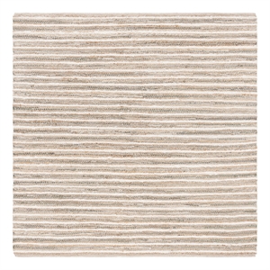 Safavieh Cape Cod 6'-0&quot x 6'-0&quot Jute and Canvas Hand Woven Rug in Natural /Green