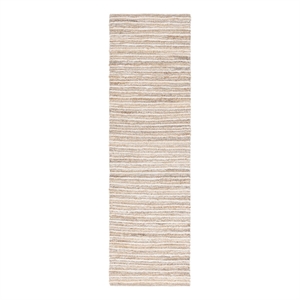 Safavieh Cape Cod 2'-3&quot x 8'-0&quot Jute and Canvas Hand Woven Rug in Natural /Beige