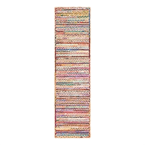 Safavieh Cape Cod 2'-3&quot x 8'-0&quot Jute Hand Woven Rug in Natural / Multi-Color