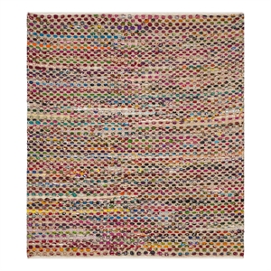 Safavieh Cape Cod 6'-0&quot x 6'-0&quot Jute Hand Woven Rug in Natural / Multi-Color