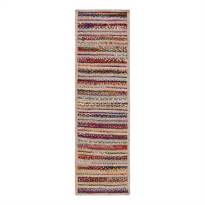 Safavieh Cape Cod 2'-3&quot x 8'-0&quot Jute Hand Woven Rug in Natural / Multi-Color