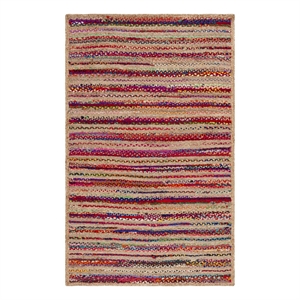 Safavieh Cape Cod 5'-0&quot x 8'-0&quot Jute Hand Woven Rug in Natural / Multi-Color