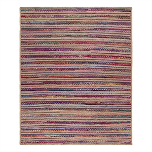 Safavieh Cape Cod 6'-0&quot x 9'-0&quot Jute Hand Woven Rug in Natural / Multi-Color