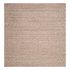 Safavieh Cape Cod 6'-0&quot x 6'-0&quot Jute Hand Woven Rug in Blue / Rust