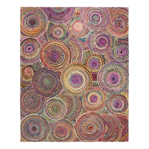 Safavieh Cape Cod 6'-0&quot x 9'-0&quot Jute Hand Woven Rug in Natural / Multi-Color