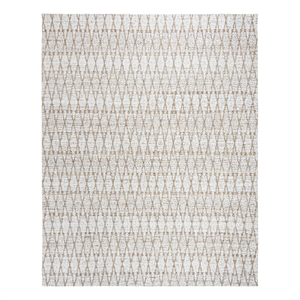 Safavieh Cape Cod 6'-0&quot x 9'-0&quot Polyester Hand Woven Rug in Silver/Natural