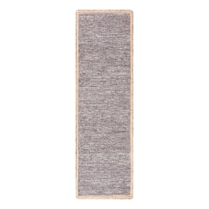 Safavieh Cape Cod 2'-3&quot x 8'-0&quot Leather Hand Woven Rug in Light Gray / Natural