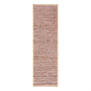 Safavieh Cape Cod 2'-3&quot x 8'-0&quotLeather and Jute Hand Woven Rug in Brown/Natural