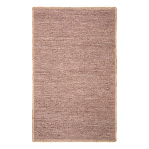 Safavieh Cape Cod 5'-0&quot x 8'-0&quotLeather and Jute Hand Woven Rug in Brown/Natural