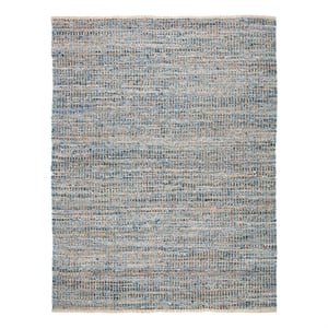 Safavieh Cape Cod 12'-0&quot x 18'-0&quot Jute Hand Woven Rug in Natural / Blue