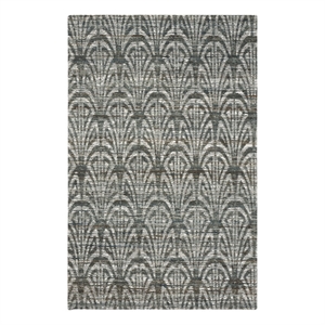 Safavieh Cape Cod3'-0&quot x 5'-0&quotPolyester and Cotton Hand Woven Rug in Slate/Ivory